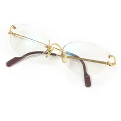 美品　フランス製　Cartier/カルティエ ベッコウ　サングラス　カーキ Cartier Eyewear パンテール ドゥ カルティエ サングラス