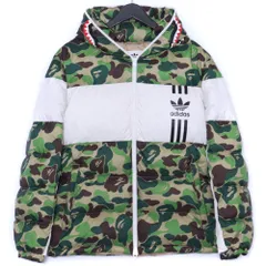 季節外限定価格‼️ エイプ ダウンジャケット リバーシブル カモ 迷彩 A BATHING APE(アベイシングエイプ) 25SS SOLID CAMO SHARK FULL