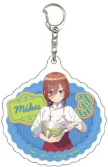 【中古】キーホルダー 中野三玖 「アクリルキーホルダー 五等分の花嫁∽ 04.REVIVALver. 描き下ろしイラスト」