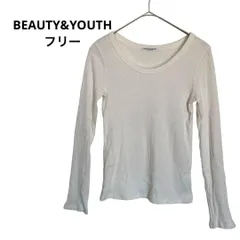 s172 BEAUTY&YOUTH 長袖 セーター白 フリー