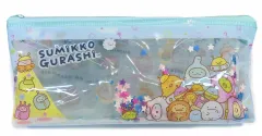 【中古】バッグ ブルー ふしぎなおともだち キラキラクリアポーチ 「すみっコぐらし」