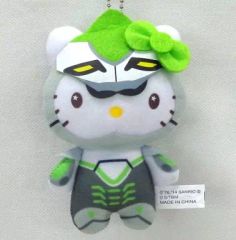 [중고]키 홀더 마스코트 (캐릭터) 와일드 타이거 볼 체인 마스코트 [극장판 TIGER & BUNNY -The Rising-×헬로 키티]