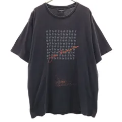 JIM THOMPSON ジムトンプソン 象 プリント 半袖 Tシャツ L グレー系 アニマル メンズ 古着のサムネイル
