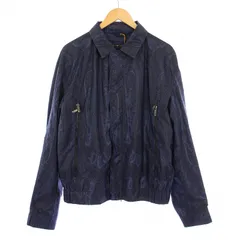 エトロ ETRO ステンカラージャケット アウター ペイズリー柄 総柄 L 紺 ネイビー /BBのサムネイル