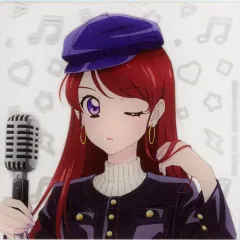 【中古】キャラカード 紫吹蘭(フェイスアップ) 「アイカツ! 10th STORY ～未来へのSTARWAY～ 描き下ろし カジュアルロックver. トレーディングアクリルフォト」