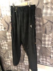 doublet ダブレット 21SS24PT152 CHAOS EMBROIDERY COMFY PANTS パンツ サイズS ブラック　FK