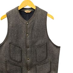 50s ビンテージ ペニーズ ウール ワーク ベスト ごま塩 ビーチクロス 黒 40位 50年代 ヴィンテージ PENNY'S vintage