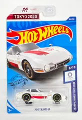 MATTEL OLYMPIC GAMES TOKYO 2020 8/10 HOTWHEELS TOYOTA 2000 GT ホワイト 184/250