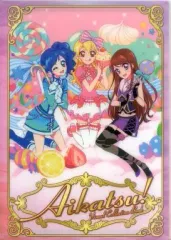 【中古】キャラカード(キャラクター) いちご＆あおい＆蘭 ビジュアルコレクションブック スペシャルver. 「一番くじぷち アイカツ!」 ラストワン賞