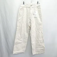 ◇ ⊂ ◎ ●未使用● Classical Elf クラシカルエルフ 後ろウエストゴム ワイドパンツ サイズL アイボリー レディース E  【1501160004017】