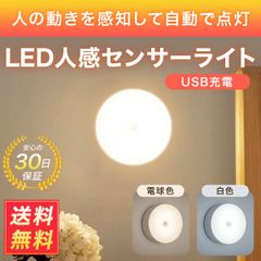 人感センサーライト LED 丸 照明 センサーライト 室内 おしゃれ 玄関 明るい 屋内 人感 自動 消灯 点灯 ライト 寝室 ガレージ 物置 部屋関ホール