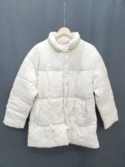 ■ AMERICAN HOLIC アメリカンホリック 中綿 無地 シンプル 長袖 ブルゾン ジャンパー サイズM アイボリー レディース P  【1403110007409】のサムネイル