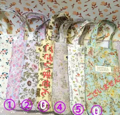 「リバティプリント」ペット飲料 雨具エコトートバッグ  ハンドメイド