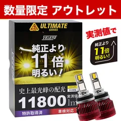 LED フォグランプ アウトレット VELENO ブルー 爆光 11800lm 11600lm フォグ | H8 H11 H16