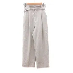 ビス ViS テーパードパンツ S グレージュ /MN