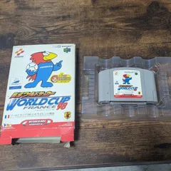 「任天堂64ソフト「ワールドカップフランス'98」動作品1個の出品です。 Nintendo 64 N64 - World Cup France 98 (Japanese) - game