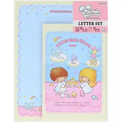 キキララ　リトルツインスターズ　レターセット　５０周年　レトロ柄