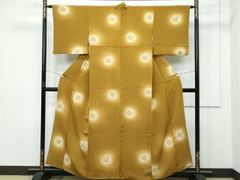 平和屋着物□極上 小紋 花唐草文 砥粉色地 逸品 未使用 CZAA2965s5  