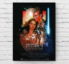 映画ポスター スターウォーズ 2 STAR WARS 2 クローンの攻撃 24×36inc (61×91.5cm) US版 of1のサムネイル