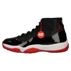 NIKE (ナイキ) AIR JORDAN 11 RETRO BLACK TRUE RED-WHITE エアジョーダン11 レトロ ハイカットスニーカー ブラック/レッド US8.5 378037-061