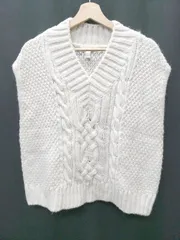 ◇ H&M エイチ アンド エム ニット ベスト サイズEUR S UK S オフホワイト系 レディース P  【1408200032132】