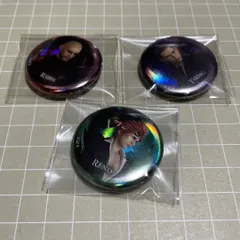 FF7 ファイナルファンタジーVII リメイク版 レノ ルード ツォン 缶バッジ
