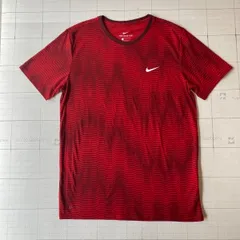 ト2507-⑦-4962 ナイキ　NIKE ドライフィットTシャツ　赤　L