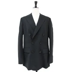 美品 DSQUARED2 ディースクエアード ジャケット ブラック 黒 サイズ:38(M) ダブルブレスト テーラード ジャケット / ブレザー 花柄裏地 ウール混 アウター ブレザー ブルゾン 上着【レディース】のサムネイル