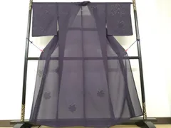 平和屋着物＊夏物　中国三大刺繍　スワトウ刺繍　汕頭刺繍　訪問着　絽　舞葉文　金銀糸　正絹　逸品　DAAS1652ud