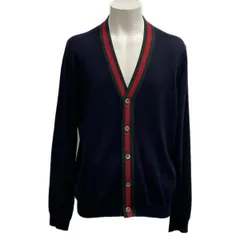 グッチ　ニットカーディガン　金ボタン　ケーブル　ベージュ　コットン　メンズ　XS 楽天市場】【10%OFF】 グッチ ニットカーディガン パーフォレー