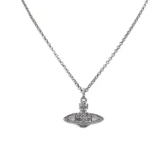 【ギフト対応可】ヴィヴィアンウエストウッド VIVIENNE WESTWOOD ネックレス MINI BAS RELIE ミニバスレリーフ シルバー レディース ファッション アクセサリー ジュエリー 人気 ブランド おしゃれ 誕生日 プレゼント 送料無料