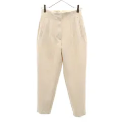 ZARA ザラ ハイウエスト パンツ S ホワイトベージュ レディース 古着