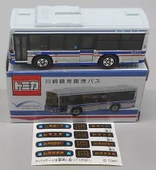 【中古】トミカ 1/136 いすゞ エルガ 川崎鶴見臨港バス(ホワイト×ブルー) 「トミカ No.20」 のサムネイル
