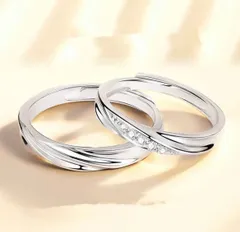 ペアリング カップル 指輪 セット シルバー サイズ調整 結婚 リング 結婚指輪