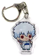 【中古】キーホルダー 坂田銀時 「銀魂 POP UP SHOP in マルイ トレーディングミニキャラアクリルキーホルダー」
