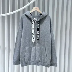 未使用タグ付　セリーヌ　ジップ　パーカー　ジャケット　マカダム　総柄　ベージュ 未使用タグ付セリーヌジップパーカージャケットマカダム総柄ベージュ