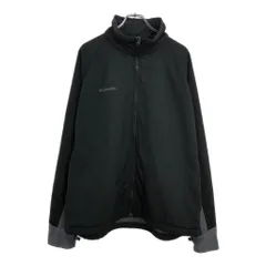 Columbia コロンビア ソフトシェルジャケット アウトドア ブラック(メンズ XXL)中古 古着 V2986