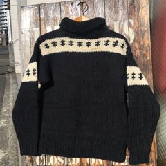 Hand Knit Sweater ローゲージ ウール ハンドニット セーター  タートルネック メンズS相当