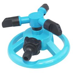Morisho 芝生 散水 スプリンクラー 360度 自動 回転 広範囲 ノズル 角度調整 ガーデン 花 水遊び 農業 水やり 庭 園芸 畑 水撒き 灌漑 青