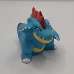 指人形 片手上げ オーダイル ポケモンキッズ ソフビ人形 ポケモン フィギュア ポケットモンスター