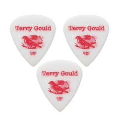 Pickboy ピックボーイ ギターピック GP-TG-TS/06 Terry Gould Sand Grip 0.6mm 3枚入り ホワイト ティアドロップ型 ポリアセタール滑り止めピック