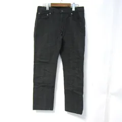 グローバルワーク テーパードパンツ グレンチェック ストレッチ ボトムス メンズ Mサイズ グレー系 GLOBAL WORK 【中古】