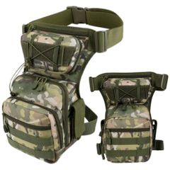 作業 自転車 サイクリング バイク用 ツーリング ヒップバッグ ウエストバッグ 釣り バイク用レッグバッグ 防水 バイク レッグバッグ アーミー Mellbo