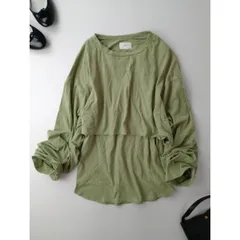 Ungrid アングリッド 2Pセット レイヤード バックオープンTee 長袖 カットソー ロンT Tシャツ プルオーバー(82T＋2260)26H