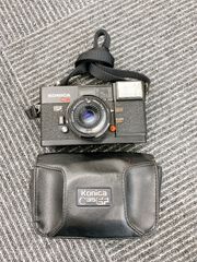 ＆ コニカ KONICA C35 EF レンズ付き 通電未確認 フィルムカメラ ケース付き【カメラ】【1】