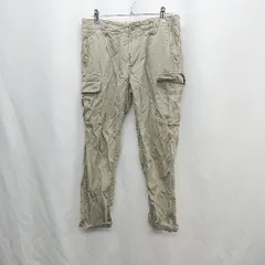 ◇ Θ green label relaxing UNITED ARROWS ロールアップ ストレートカーゴパンツ サイズ38 カーキ系 レディース E  【1410100026920】