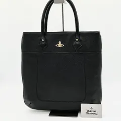 【廃盤・美品】Vivienne トートバッグ 蟻柄 オーブ A4可能 ブラック