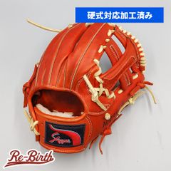 【硬式対応アップグレード済 (高校野球対応)】 スラッガー 硬式グローブ / 内野手用 型付け済み (slugger グラブ) [WE1195]