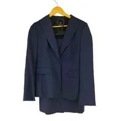 ランバンコレクション LANVIN COLLECTION ストライプテーラードジャケット&スカート レディース  40