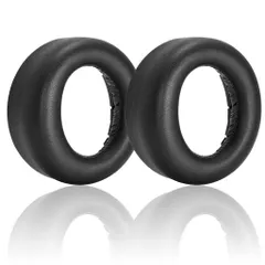 交換用イヤーパッドクッションPS5ワイヤレスヘッドセット用、ヘッドフォンイヤーカップ修理パーツアクセサリーSonyPlayStation5Pulse3D用ノイズアイソレーションメモリーフォーム(プロテイン…